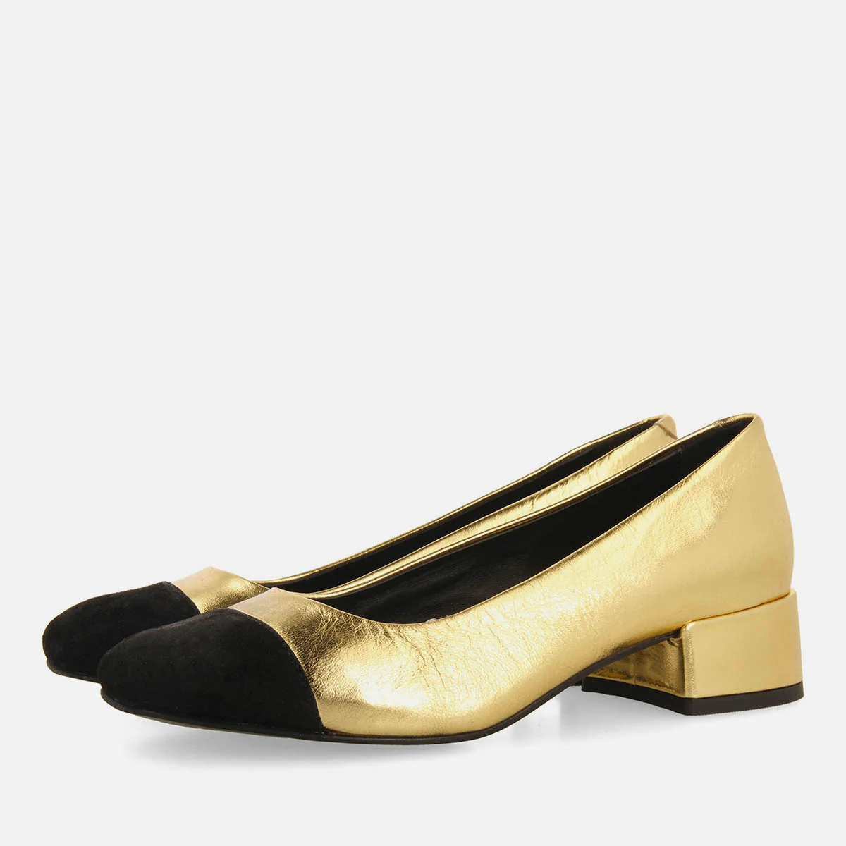 METALLIC LEATHER COURT SHOES AVDEROD - Image 3