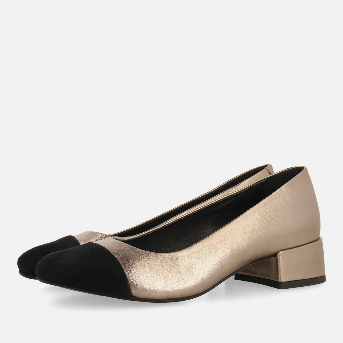 METALLIC LEATHER COURT SHOES AVDEROD - Image 3
