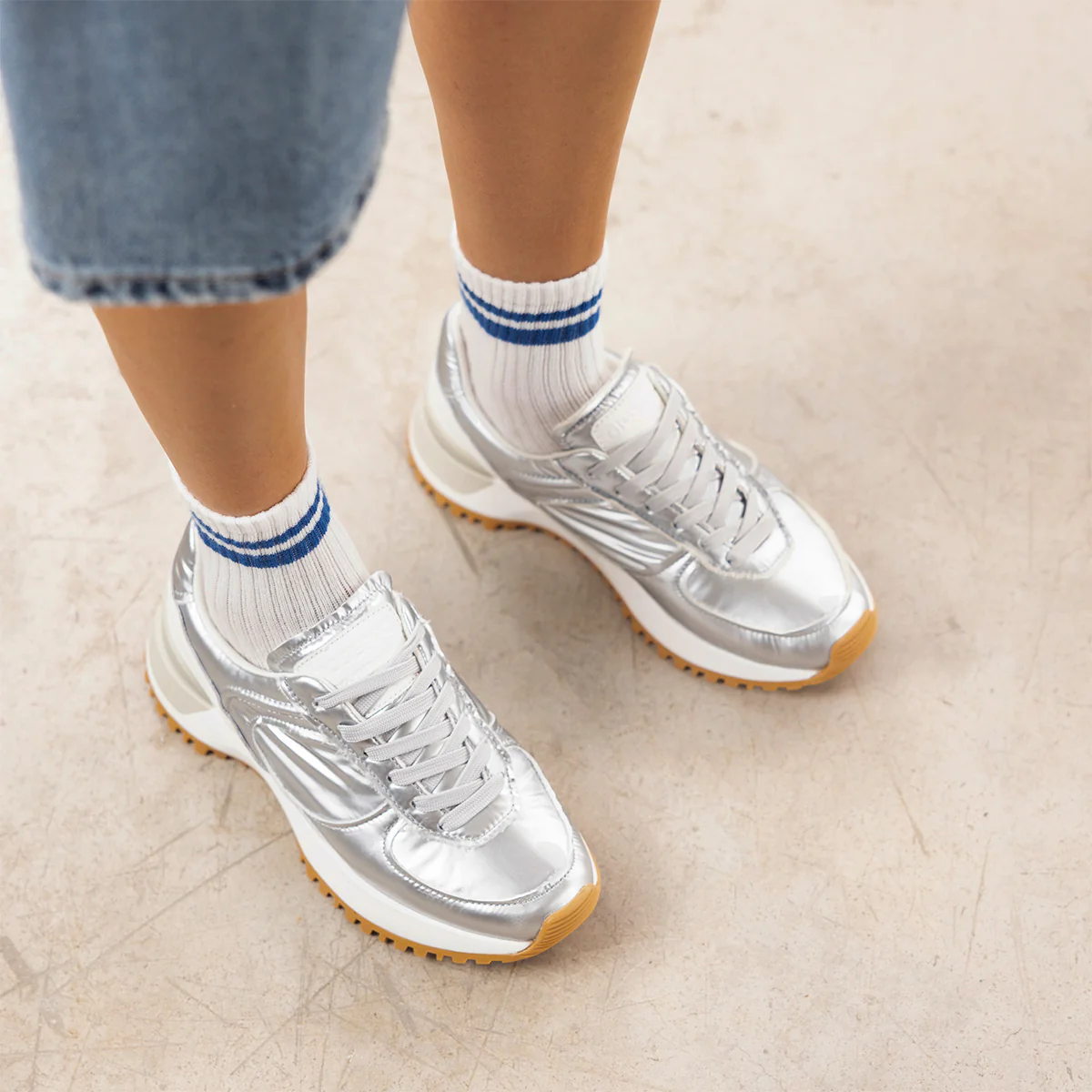 METALLIC SNEAKERS NABBE - Image 2