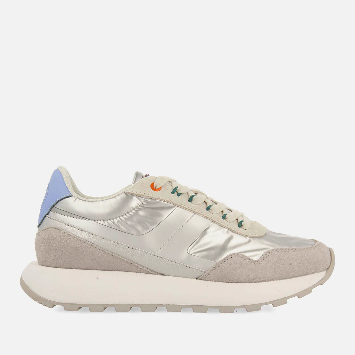 METALLIC LEATHER SNEAKERS PRAESTO