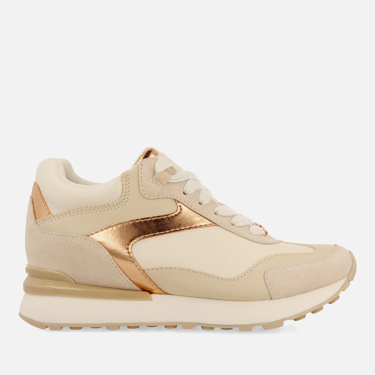 METALLIC SNEAKERS WITH INTERNAL WEDGE CASTILE
