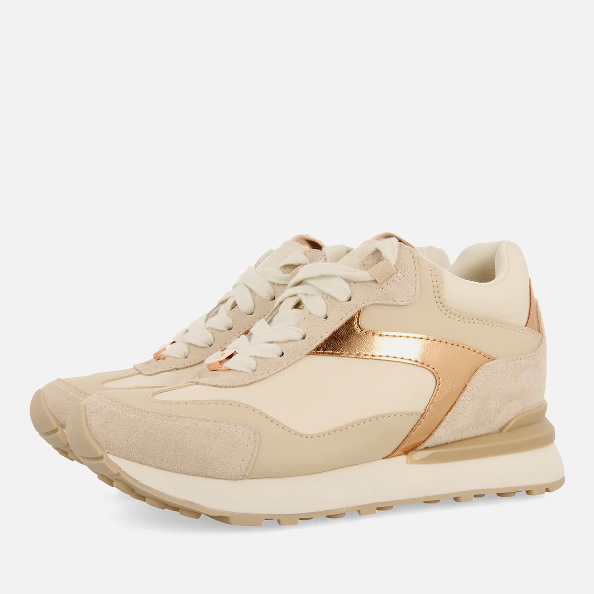 METALLIC SNEAKERS WITH INTERNAL WEDGE CASTILE - Image 2