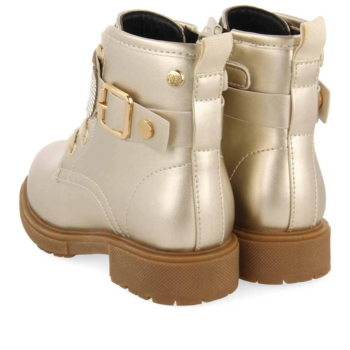 MILITARY STYLE BOOTS WITH REMOVABLE RHINESTONE STRAP ROSKILDE - Image 3