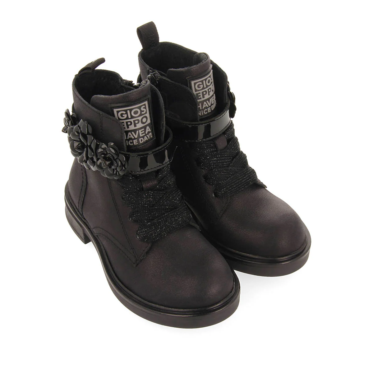 MILITARY STYLE LEATHER BOOTS WITH REMOVABLE AND REPLACEABLE STRAP. - Image 4