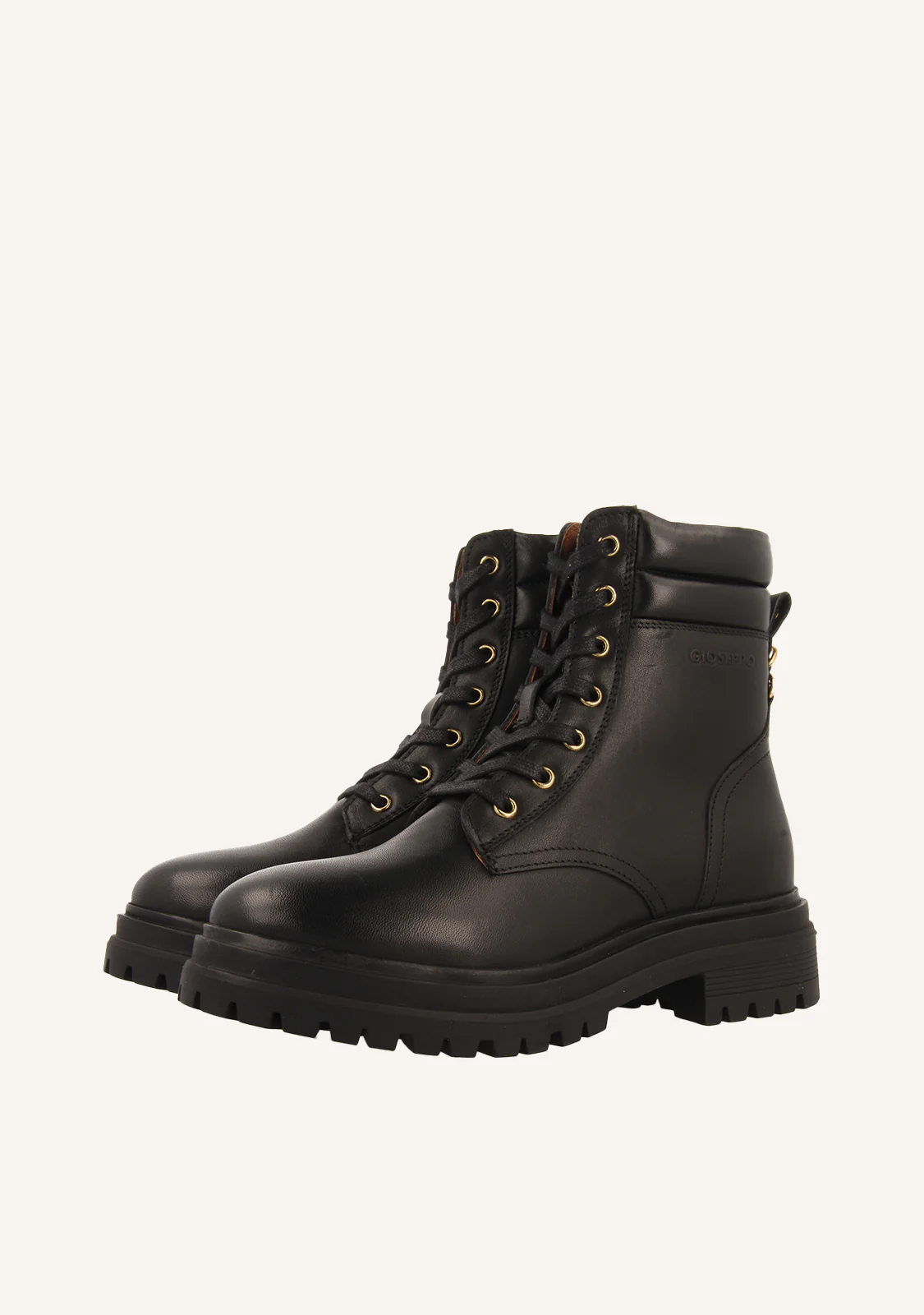 MILITARY STYLE LEATHER BOOTS WITH TRACK SOLE BERKSHIRE - Image 3