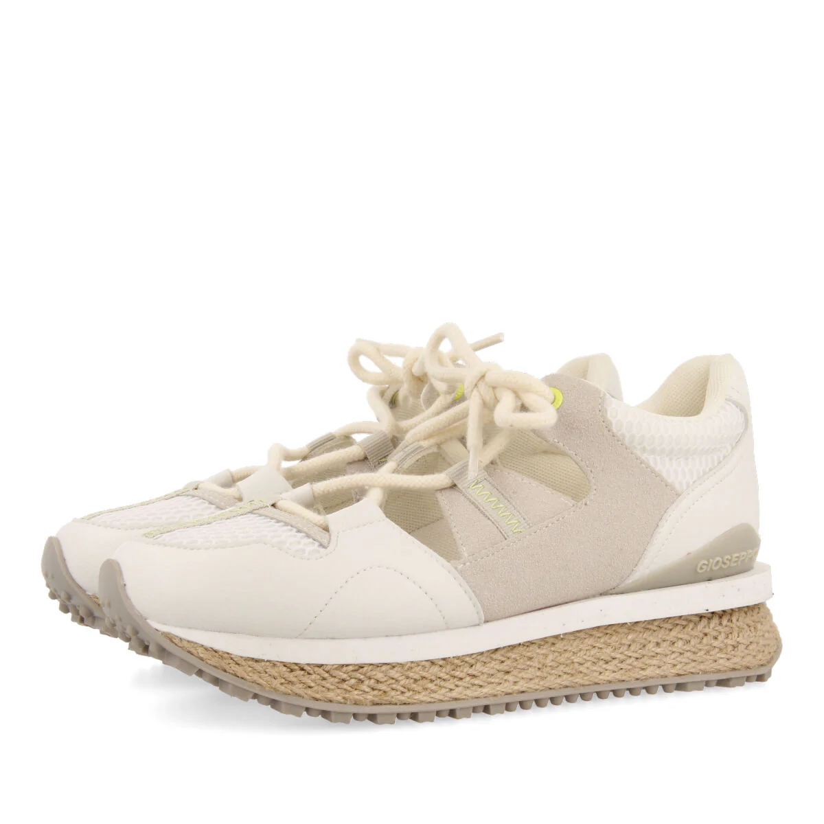Milot women's semi-open white sneakers - Image 2
