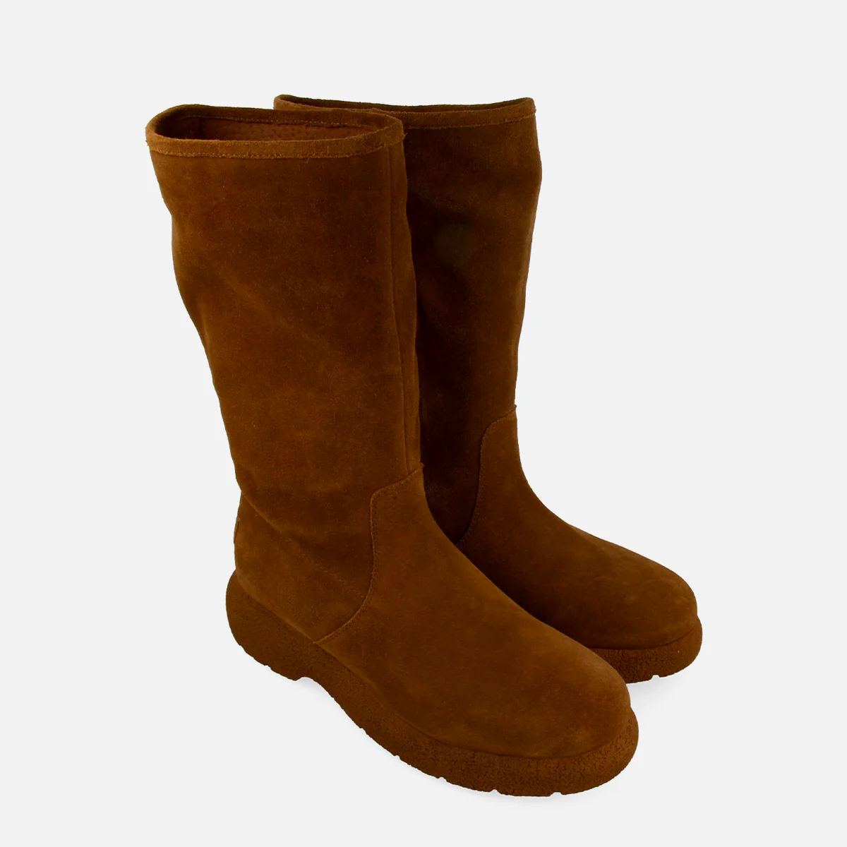 MULTI-POSITION LEATHER SUEDE BOOTS WITH FUR KOSSEN - Image 5