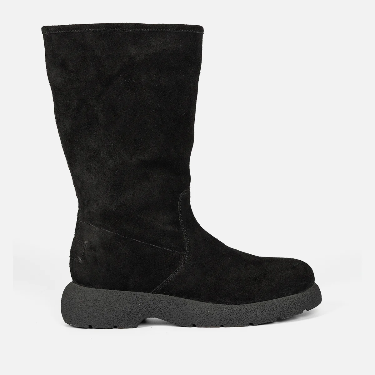 MULTI-POSITION LEATHER SUEDE BOOTS WITH FUR KOSSEN