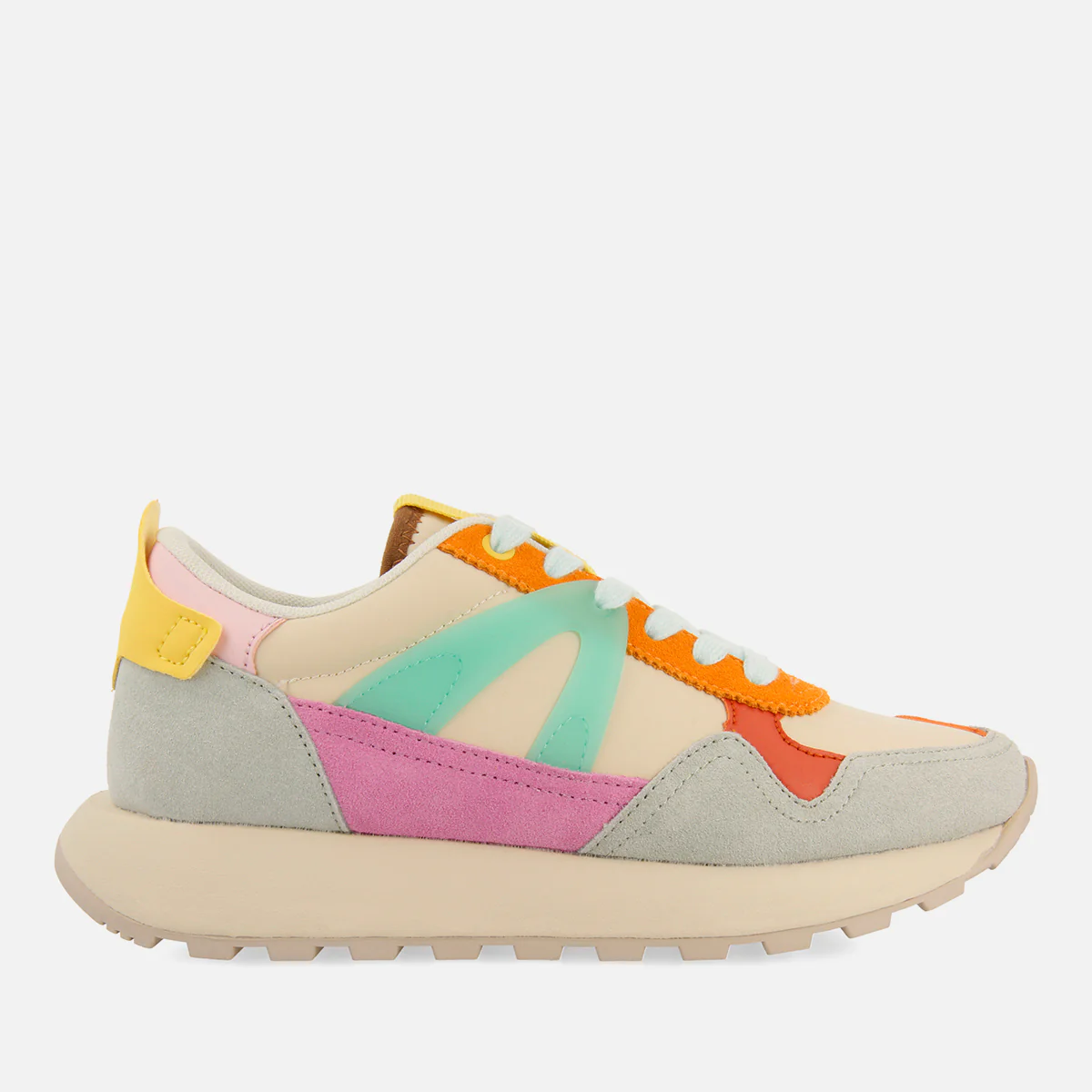 MULTICOLOUR LEATHER SNEAKERS VESTAL