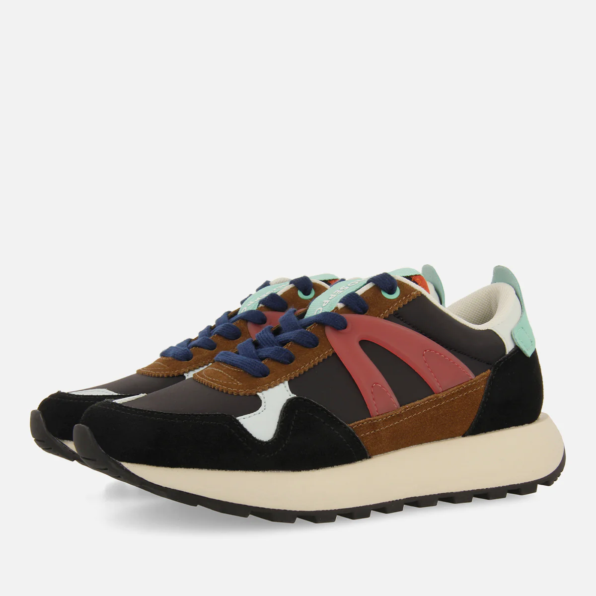 MULTICOLOUR LEATHER SNEAKERS VESTAL - Image 2