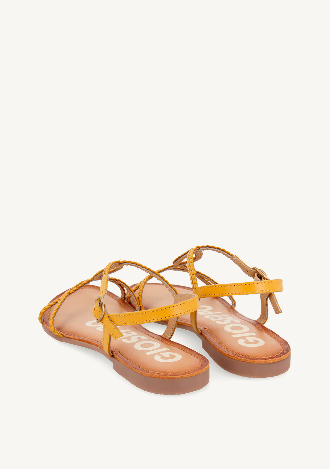 BRAIDED LEATHER SANDALS OSSIAN - Image 2