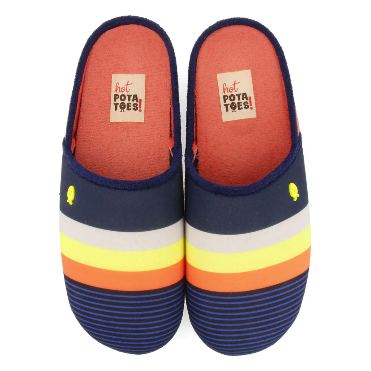 MUTICOLORED HOT POTATOES SLIPPERS MOLVE