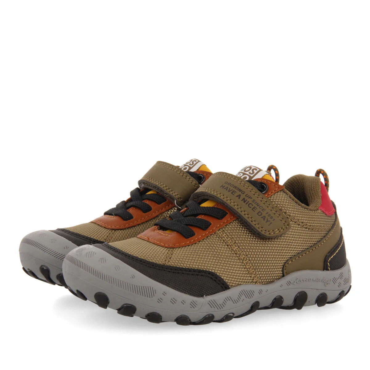 Namlos children's khaki hiking sneakers - Image 2