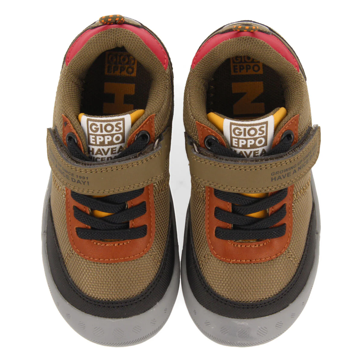 Namlos children's khaki hiking sneakers - Image 2