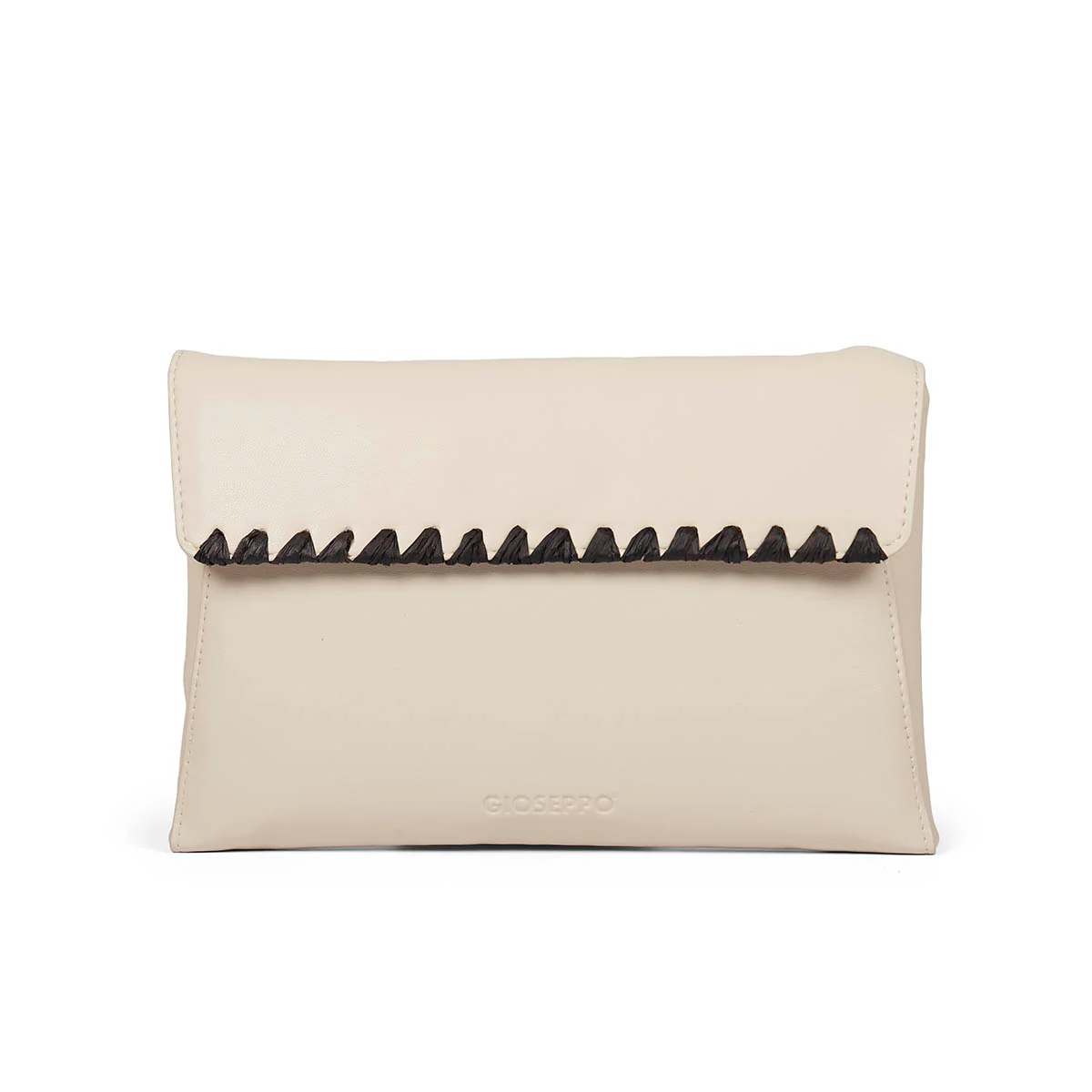 Nanuque women's off-white clutch bag - Image 2