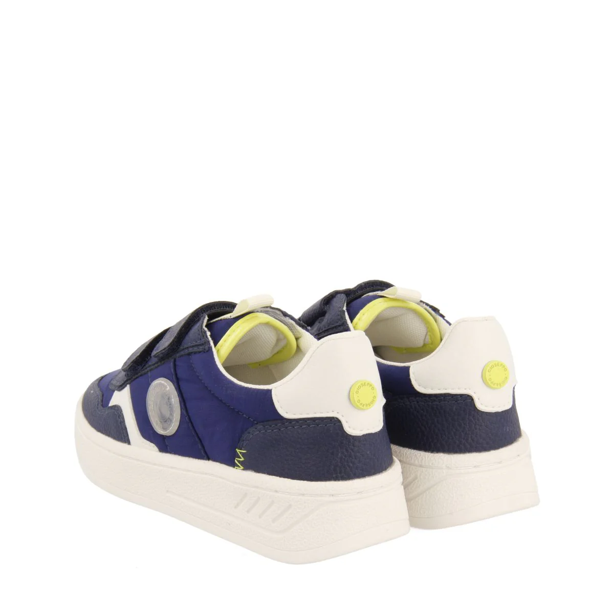 NAVY BLUE RETRO STYLE SNEAKERS WITH COLOR DETAILS FOR GIRLS AND BOYS WELAKA - Image 3