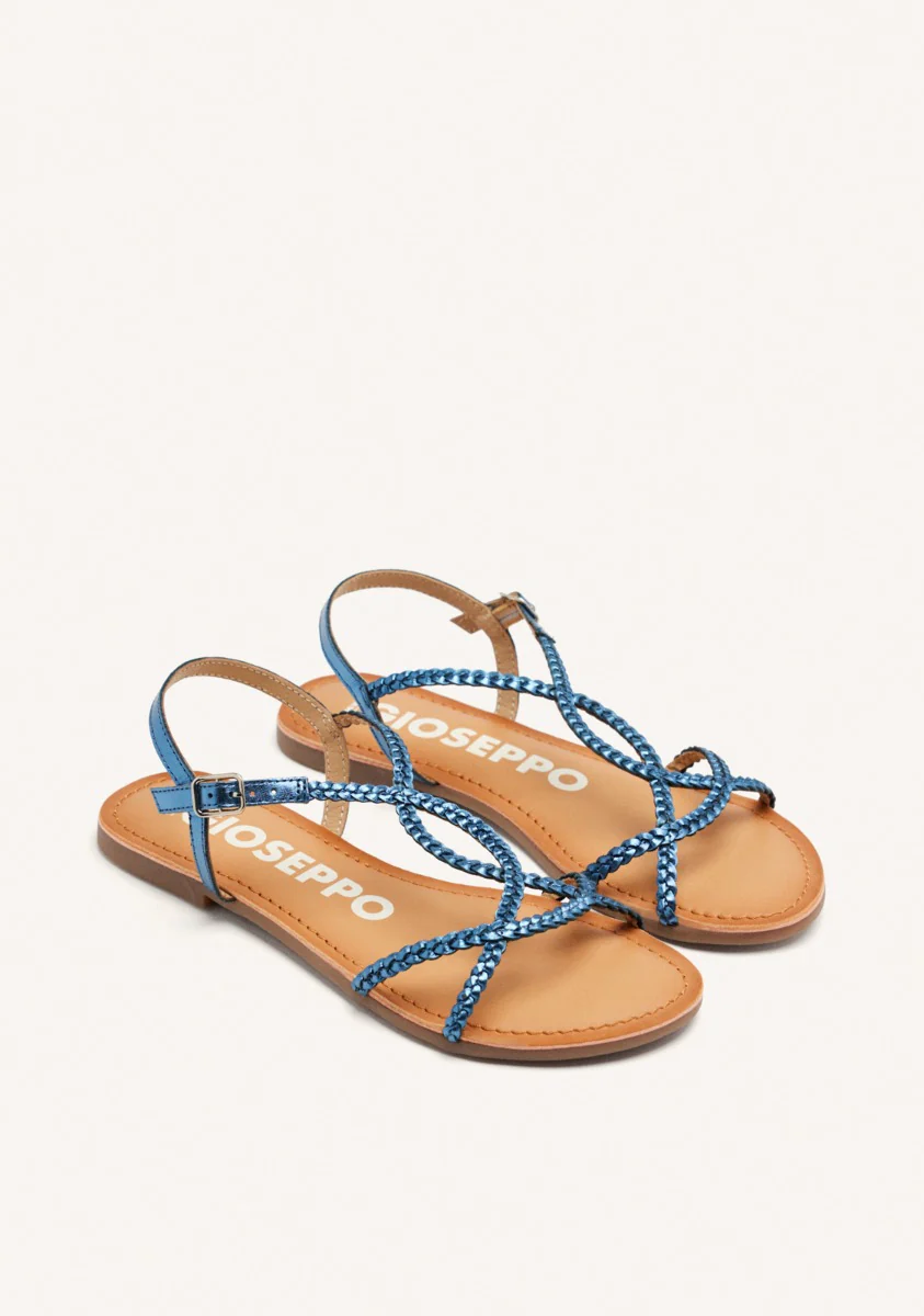 BRAIDED LEATHER SANDALS NIOAQUE - Image 2