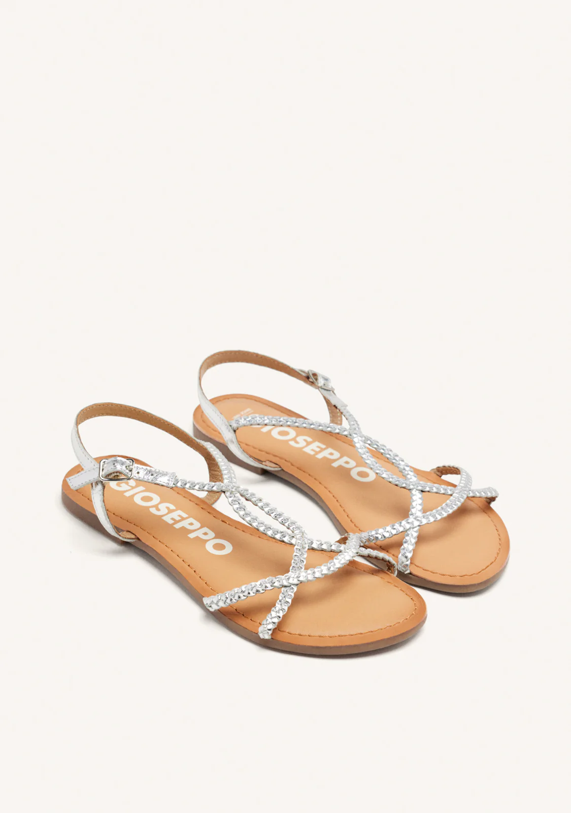 BRAIDED LEATHER SANDALS NIOAQUE - Image 2