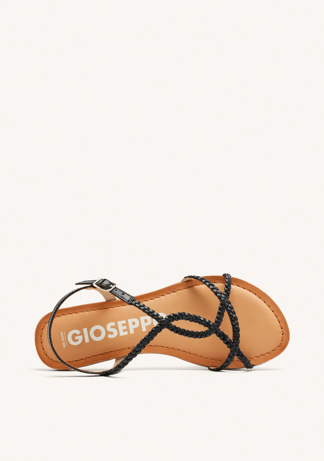 BRAIDED LEATHER SANDALS NIOAQUE