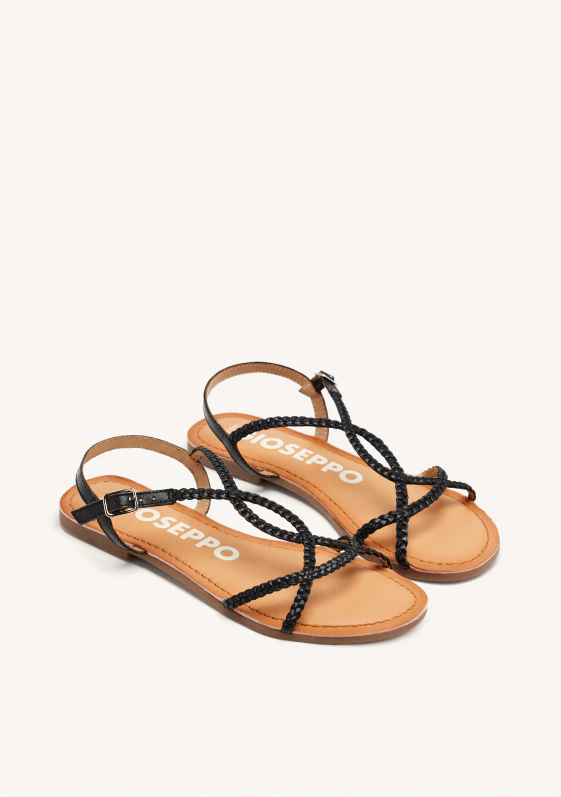 BRAIDED LEATHER SANDALS NIOAQUE - Image 2