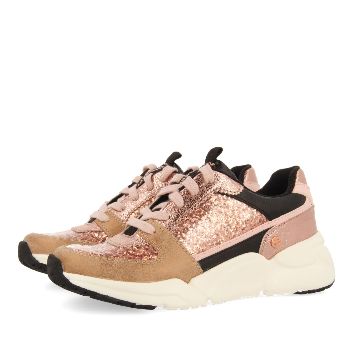 Obdach children's metallic pink sneakers - Image 4
