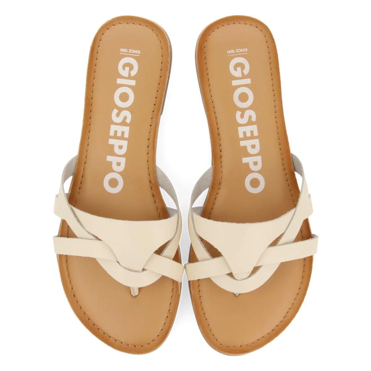 OFF-WHITE LEATHER SANDALS WITH STRAPS FOR WOMEN CAYUSE - Image 5