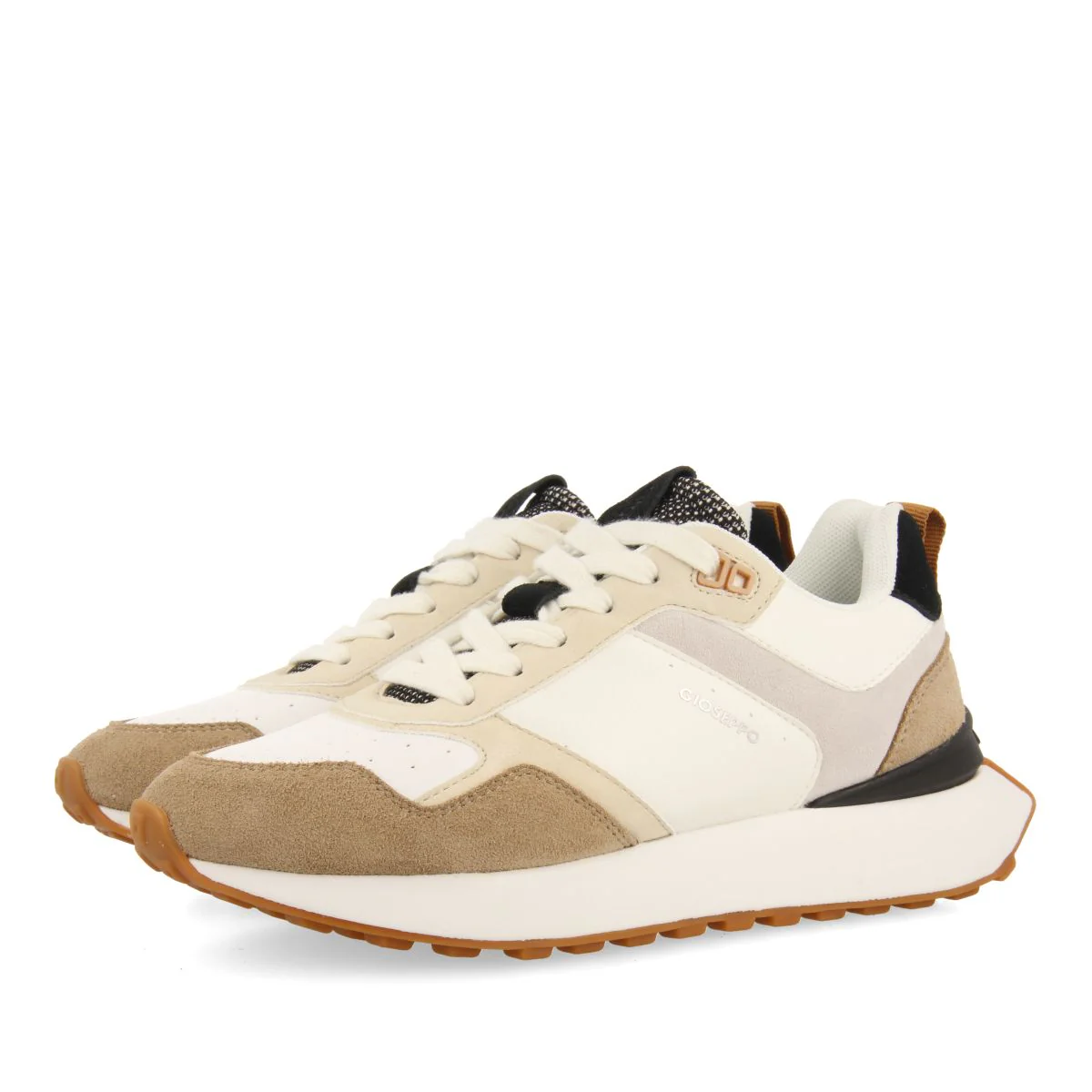 OFF-WHITE RETRO INSPIRED LEATHER SNEAKERS FOR WOMEN ELFERS - Image 3