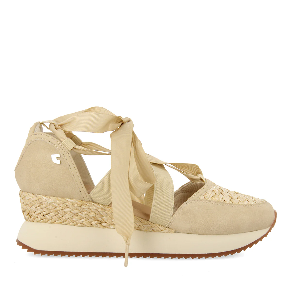 OFF-WHITE OPEN SNEAKERS WITH WEDGE FOR WOMEN SULIAC