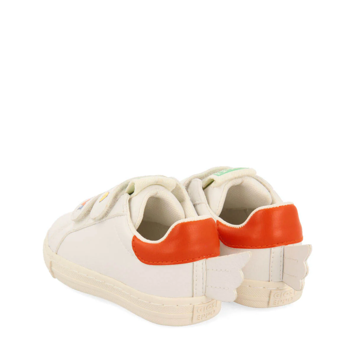 Oglala children's white sneakers with decorative wings - Image 4