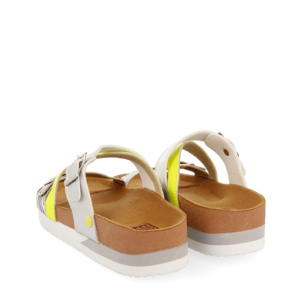 Onca girls multicoloured sandals with animalrint - Image 4