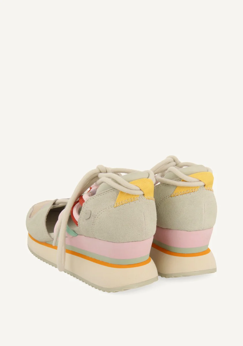 LEATHER LACE-UP SNEAKERS LOCKE - Image 3