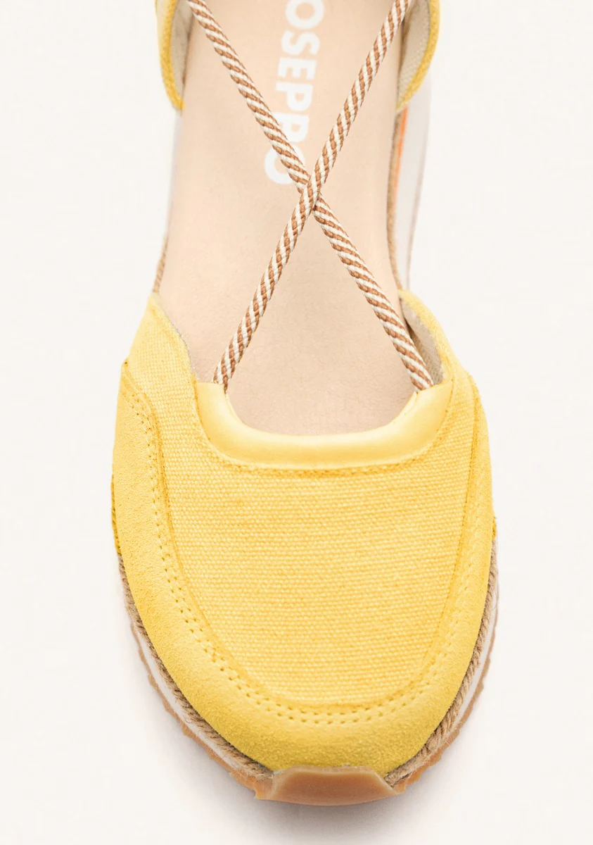 OPEN LEATHER PLATFORM RAFFIA SNEAKERS CHITTENDEN - Image 3