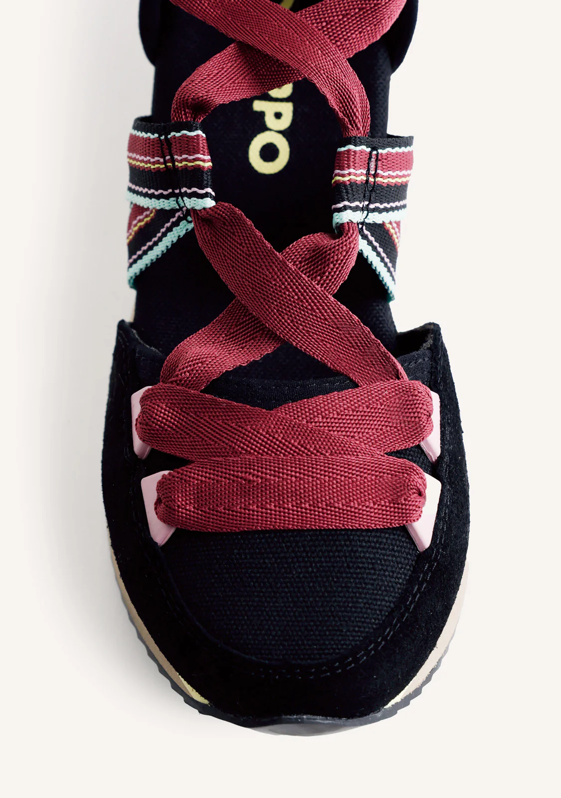OPEN LEATHER WEDGE SNEAKERS MERTI - Image 3