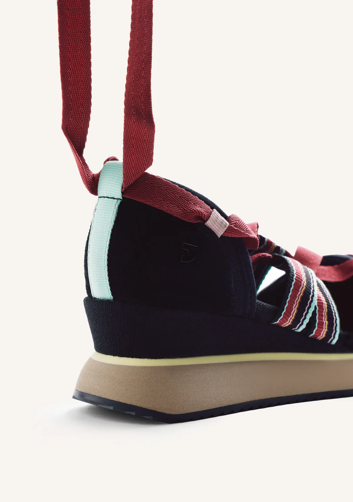 OPEN LEATHER WEDGE SNEAKERS MERTI - Image 4