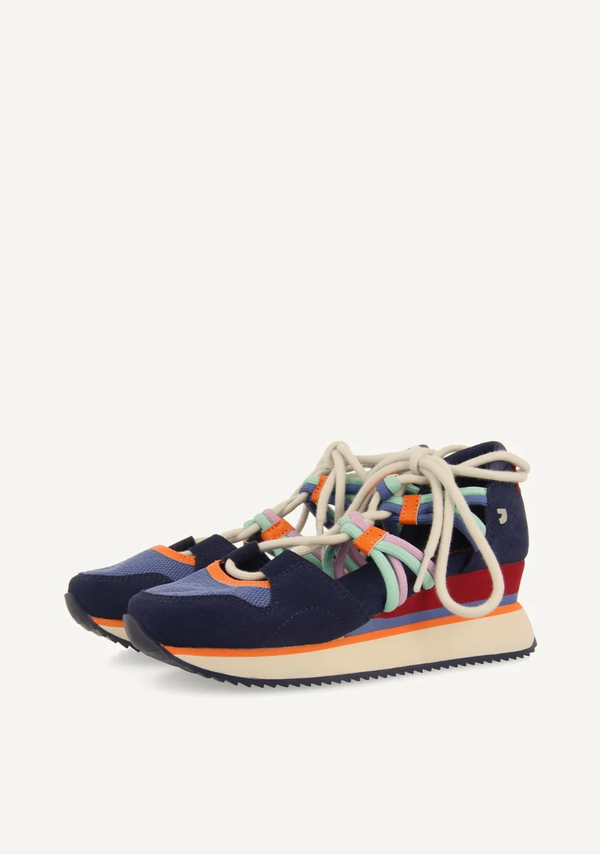 LEATHER LACE-UP SNEAKERS LOCKE - Image 2