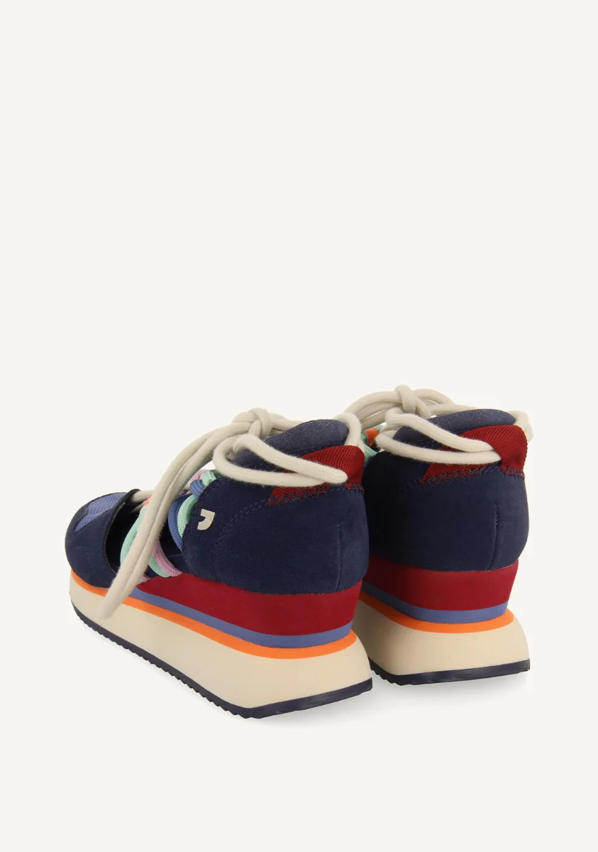 LEATHER LACE-UP SNEAKERS LOCKE - Image 3