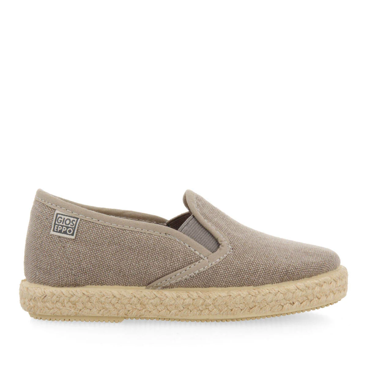 Orizaba babies grey espadrilles with side elastics