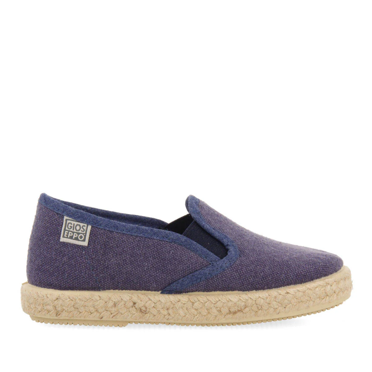 Orizaba babies navy blue espadrilles with side elastics