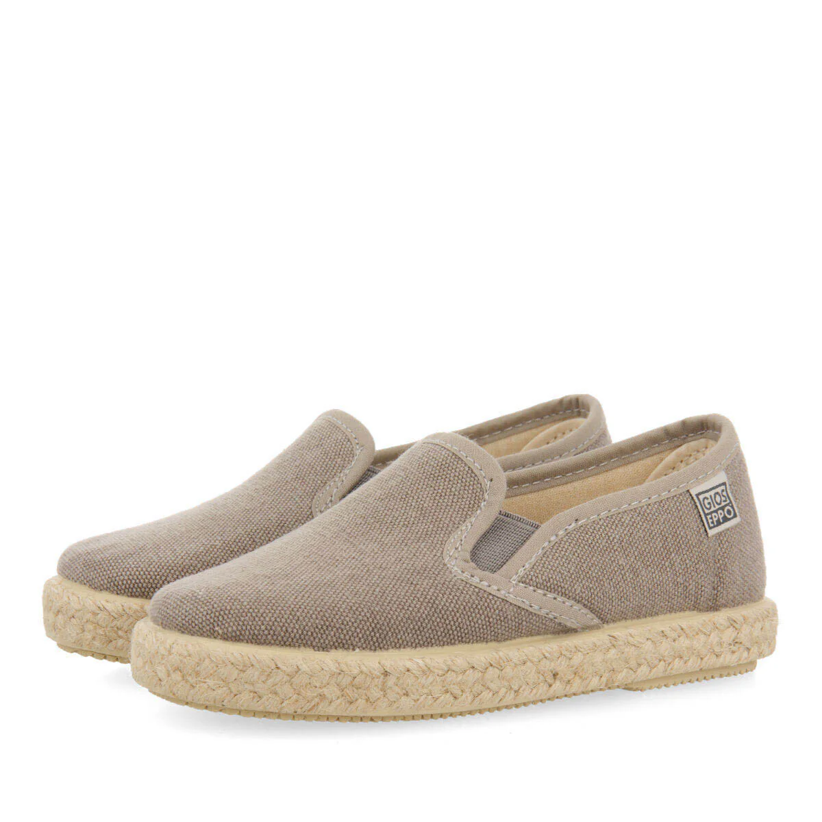 Orizaba boys grey espadrilles with side elastics - Image 2