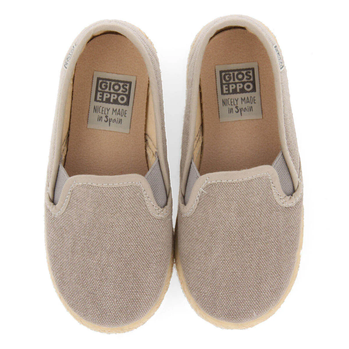 Orizaba boys grey espadrilles with side elastics - Image 3