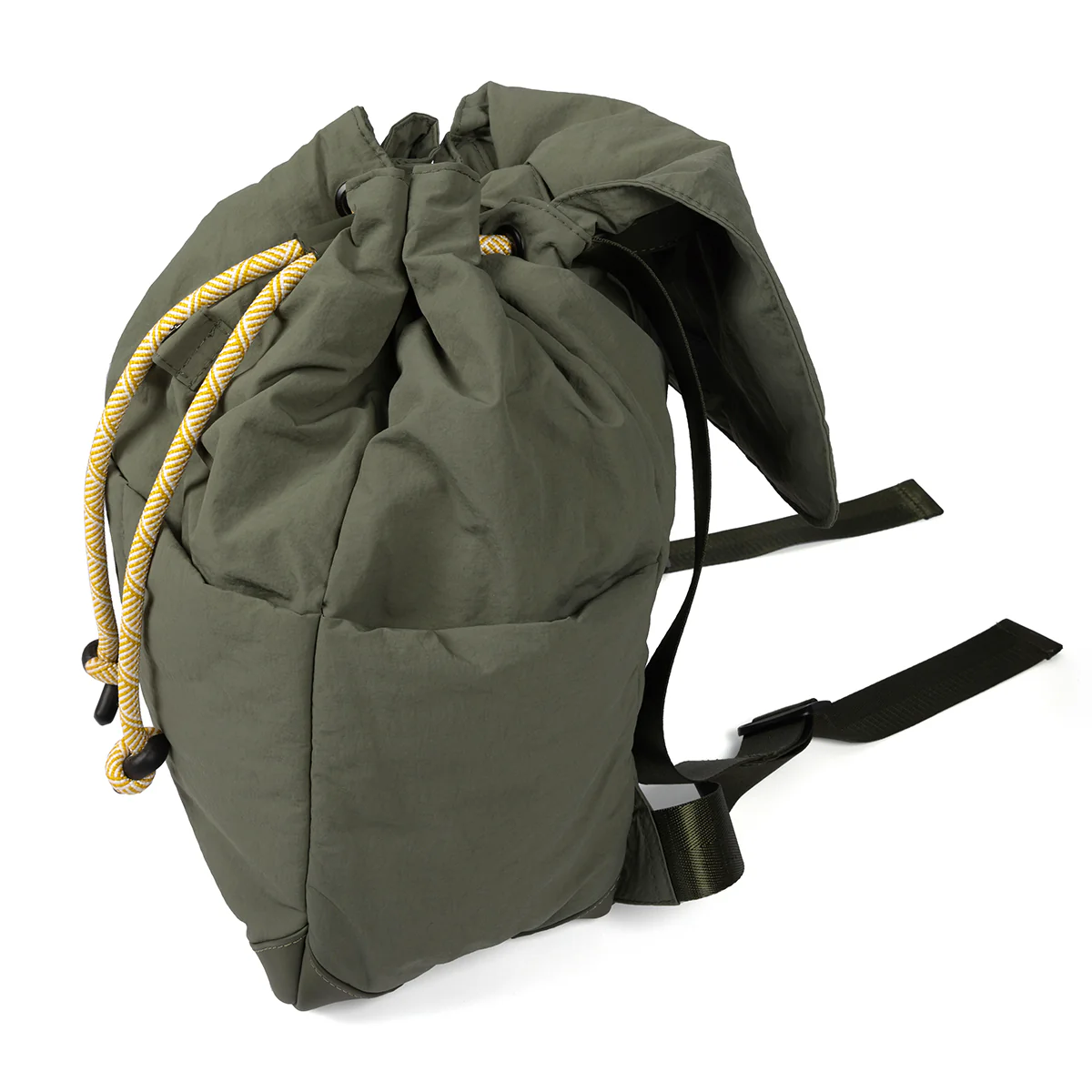Ortley quilted khaki backpack with pockets - Image 4