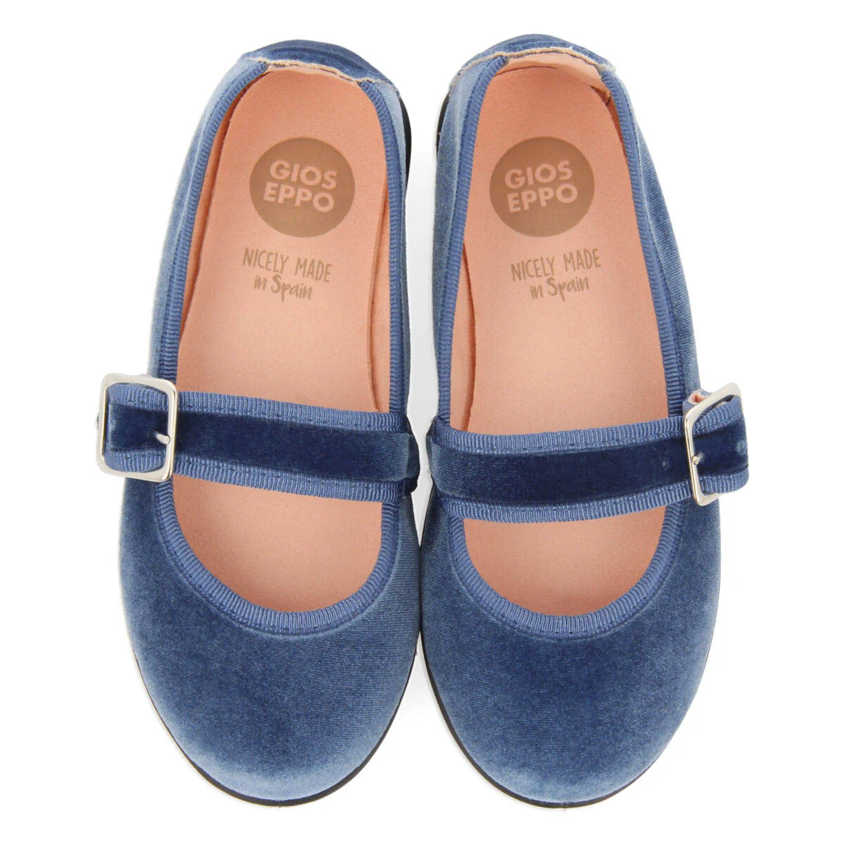 Ossiach girls' blue velvet mary janes - Image 5