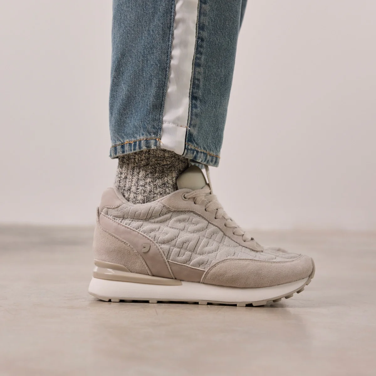 PADDED SNEAKERS WITH INTERNAL WEDGE MENTZ - Image 5