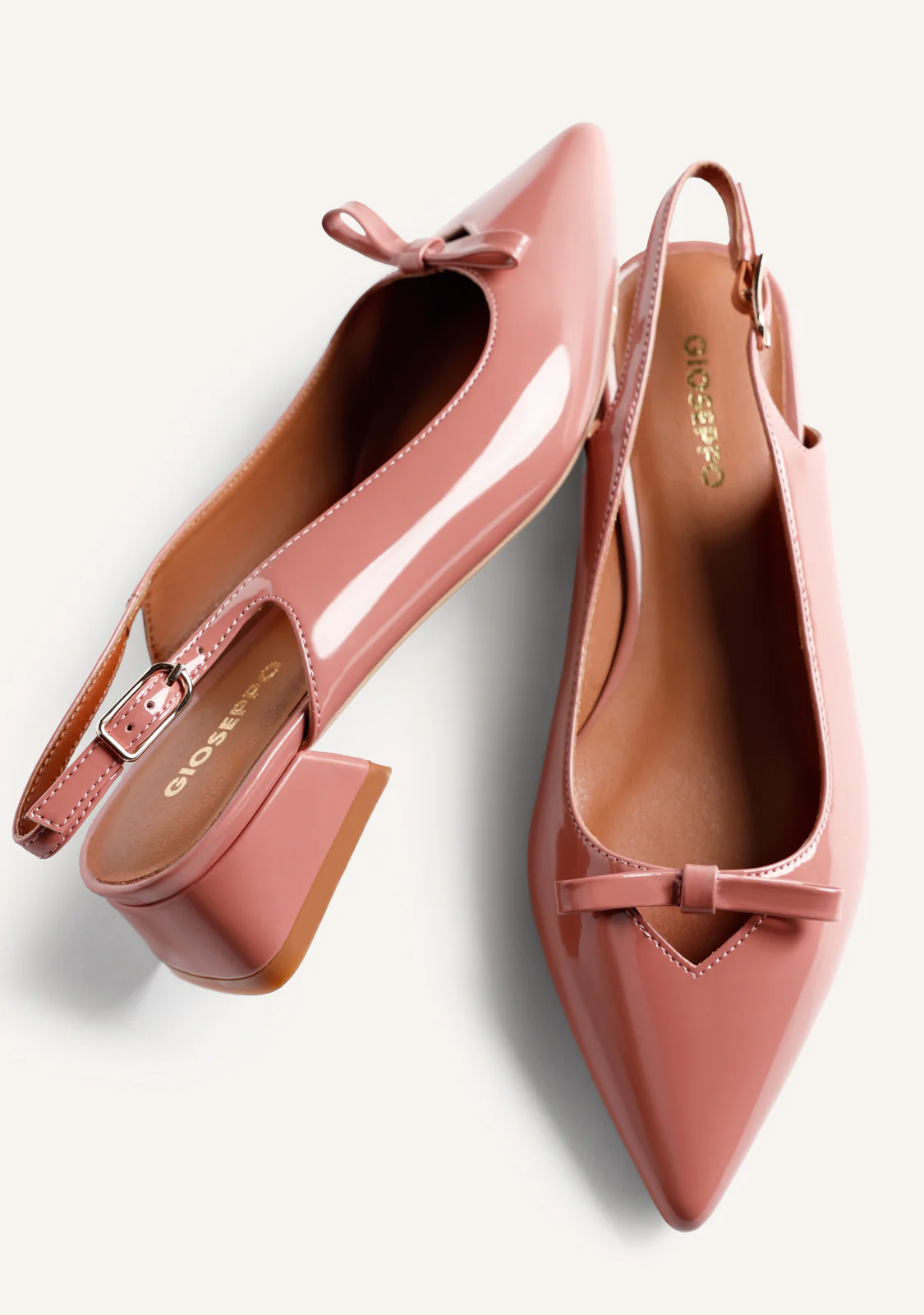 PATENT LEATHER EFFECT HEELED SHOES KOANI - Image 4