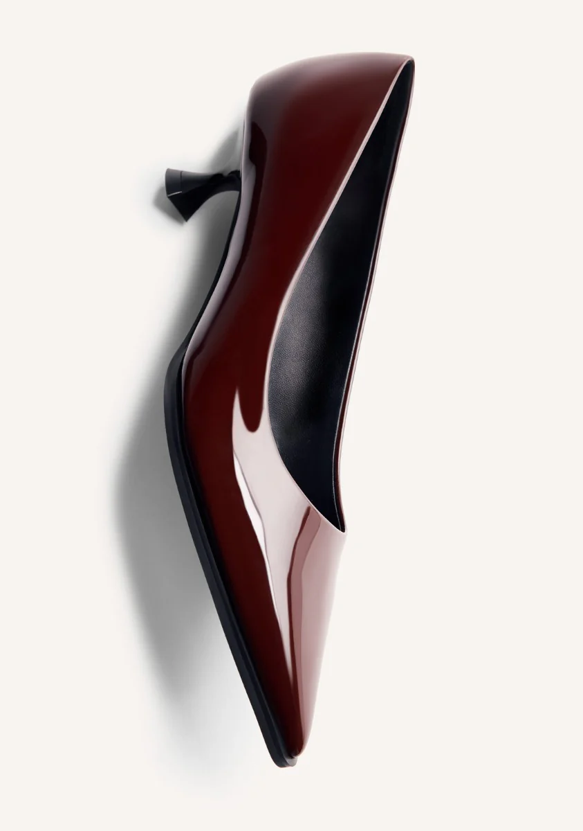 PATENT EFFECT KITTEN HEELED SHOES MAZEPPA - Image 5