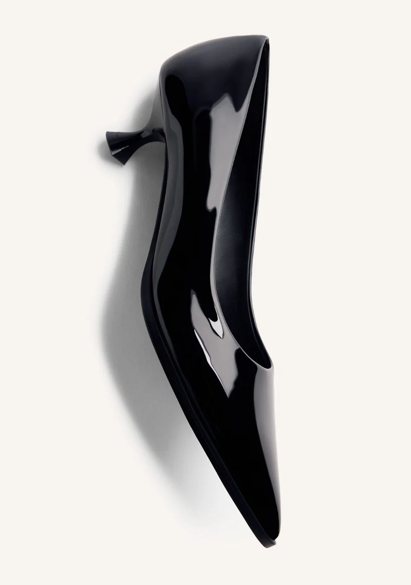 PATENT EFFECT KITTEN HEELED SHOES MAZEPPA - Image 5
