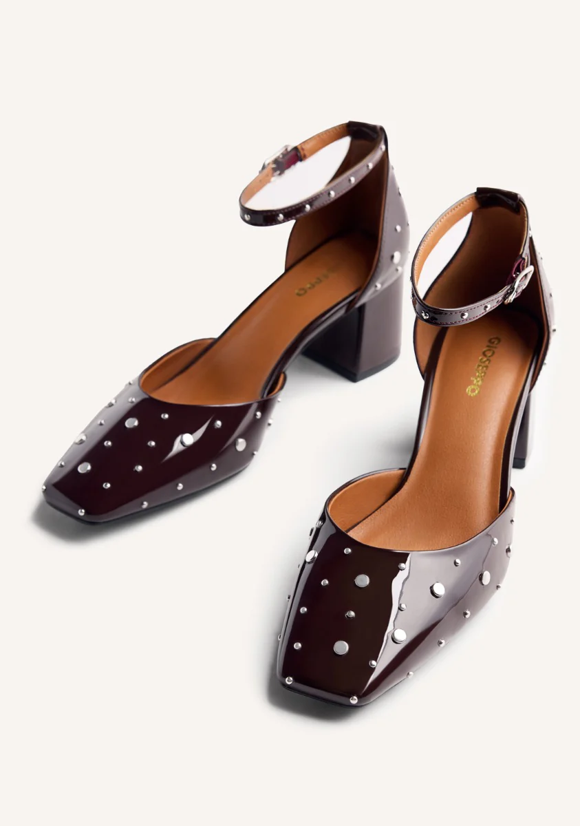 PATENT LEATHER EFFECT STUDDED MARY-JANES KINBRAE - Image 3