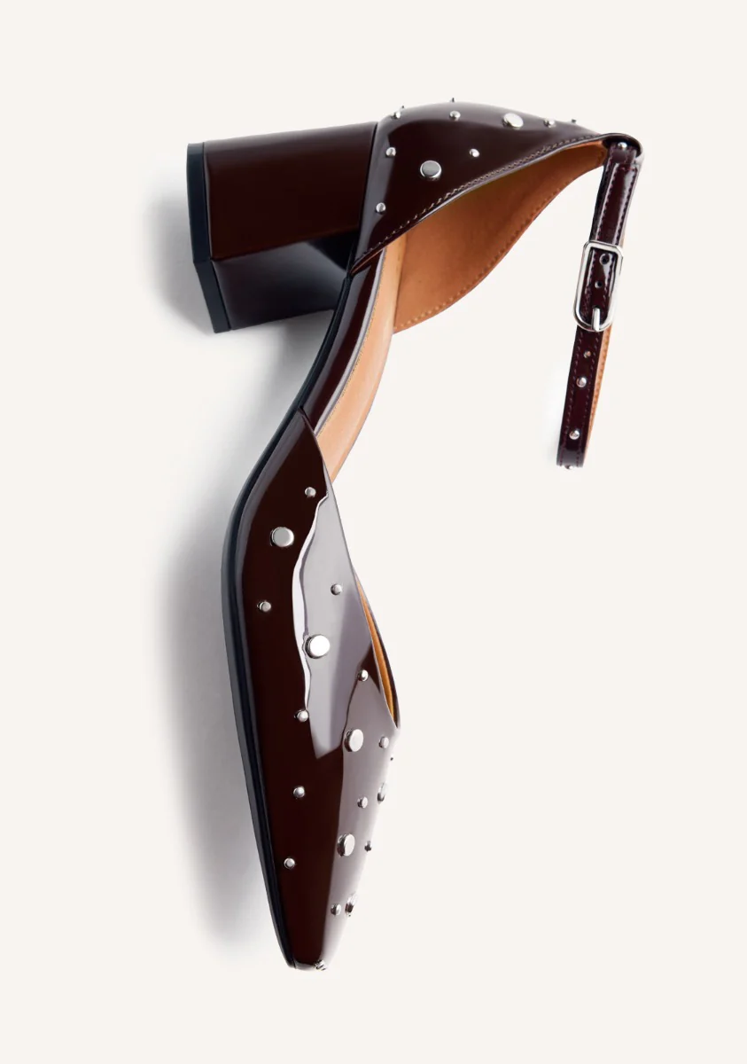 PATENT LEATHER EFFECT STUDDED MARY-JANES KINBRAE - Image 5