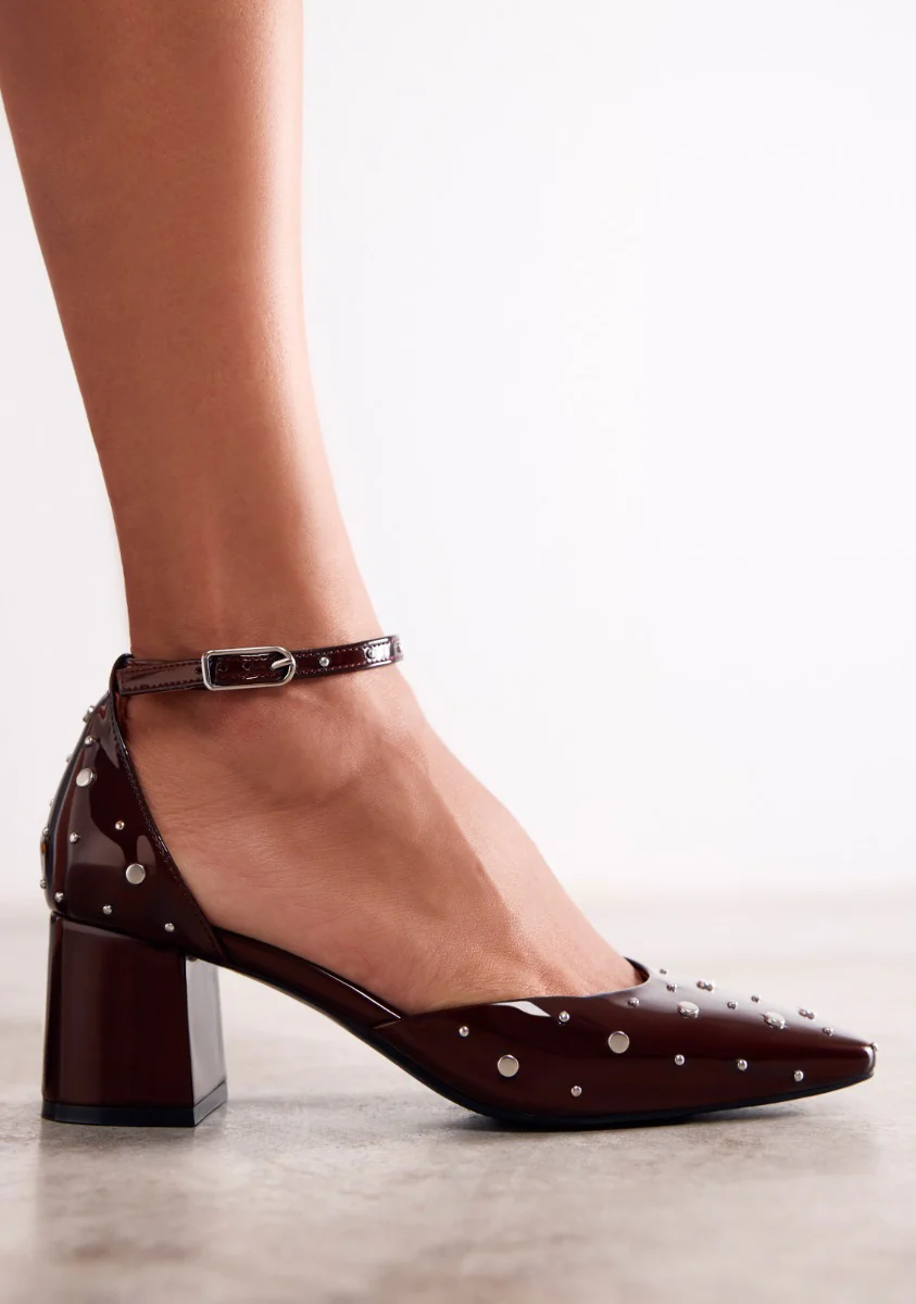 PATENT LEATHER EFFECT STUDDED MARY-JANES KINBRAE - Image 7