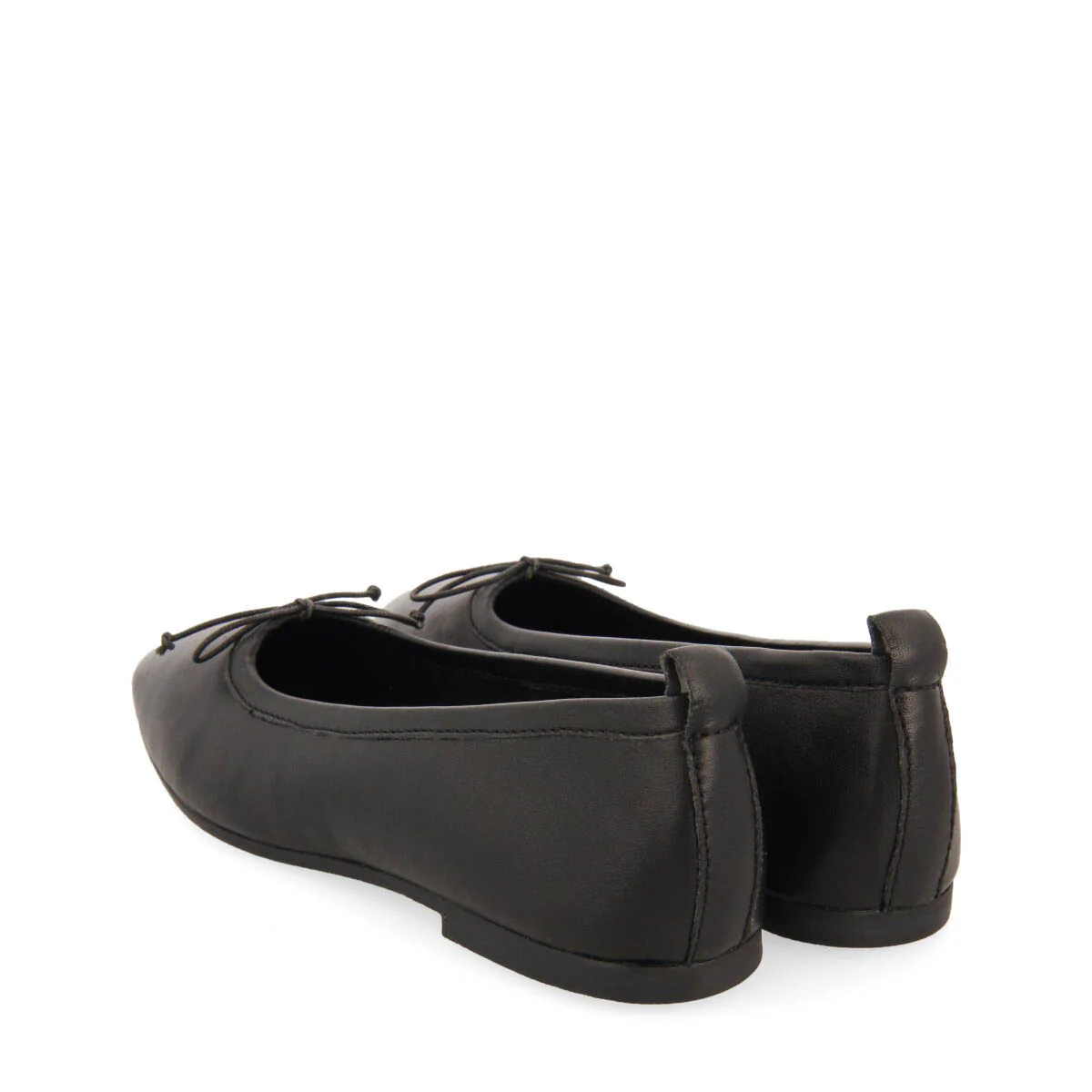 Pierbach women's black leather ballet flats - Image 5